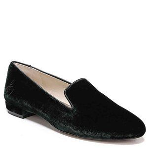 Sam Edelman Jordy Loafer Dark Green Velvet Size 7